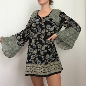 Urban Outfitters Green/Black Dress